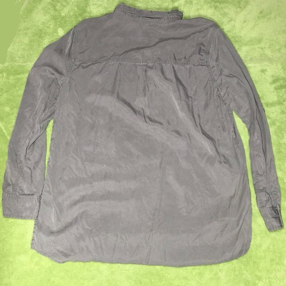 Andrea Jovine 1/2 Button Up w/Roll-up Sleeves Women's Size L - Picture 2 of 7